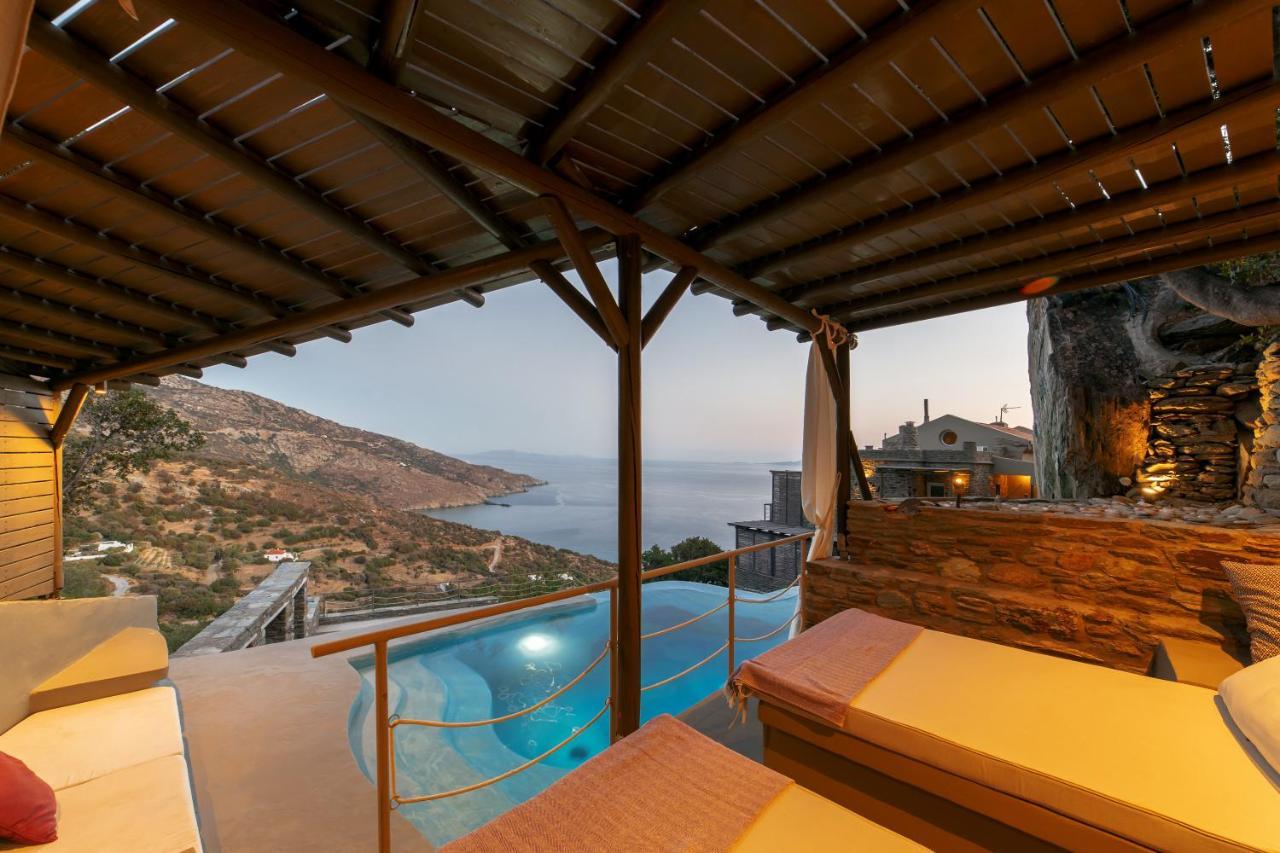 Aparthotel Aegean Castle Andros - Adults Only Agia Eleousa Esterno foto
