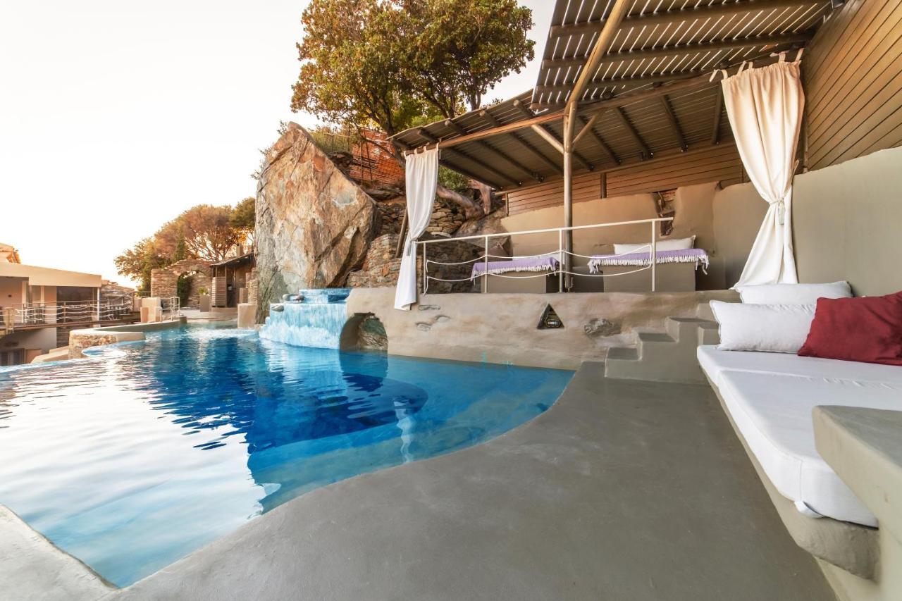 Aparthotel Aegean Castle Andros - Adults Only Agia Eleousa Esterno foto