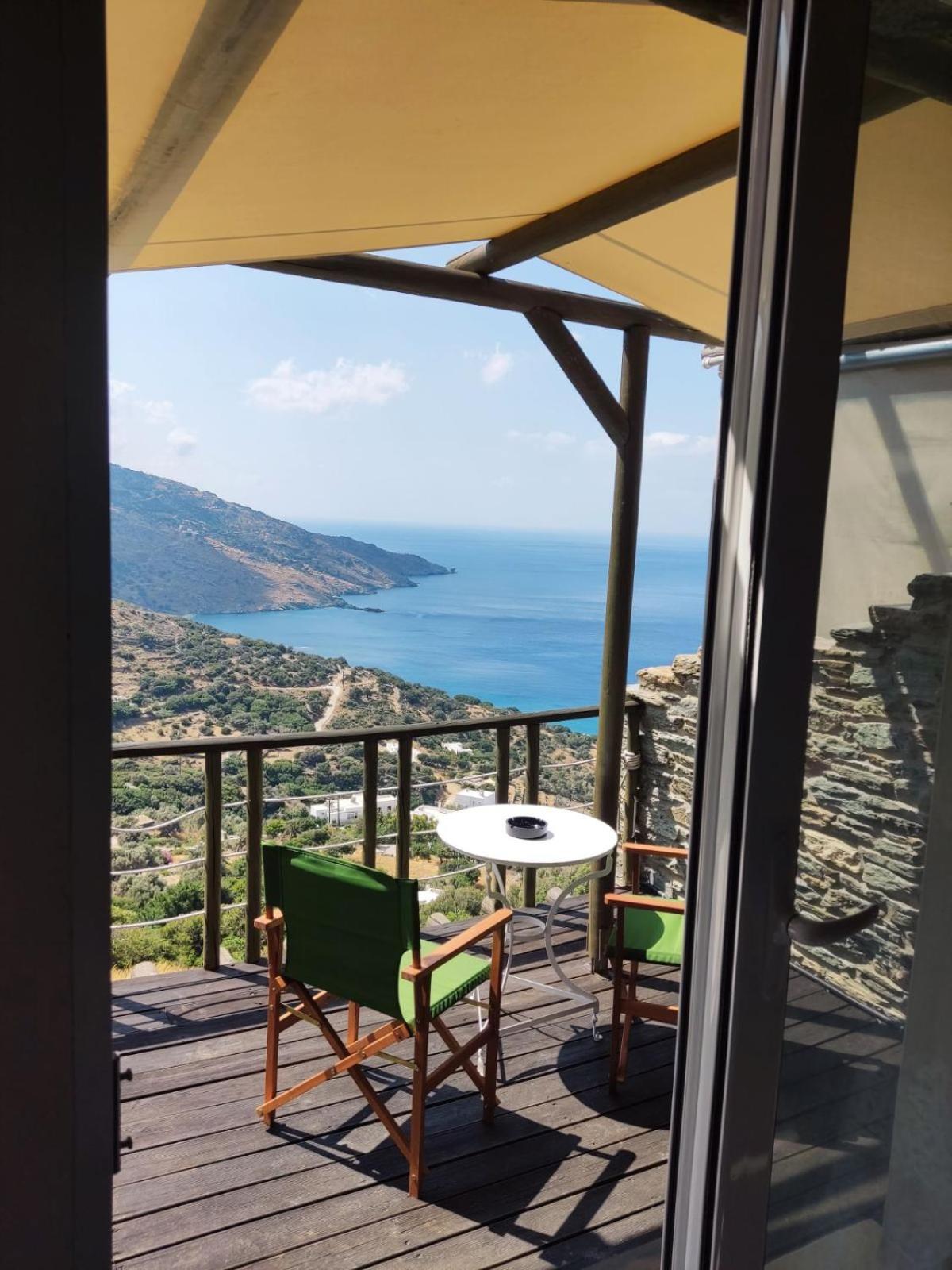 Aparthotel Aegean Castle Andros - Adults Only Agia Eleousa Esterno foto