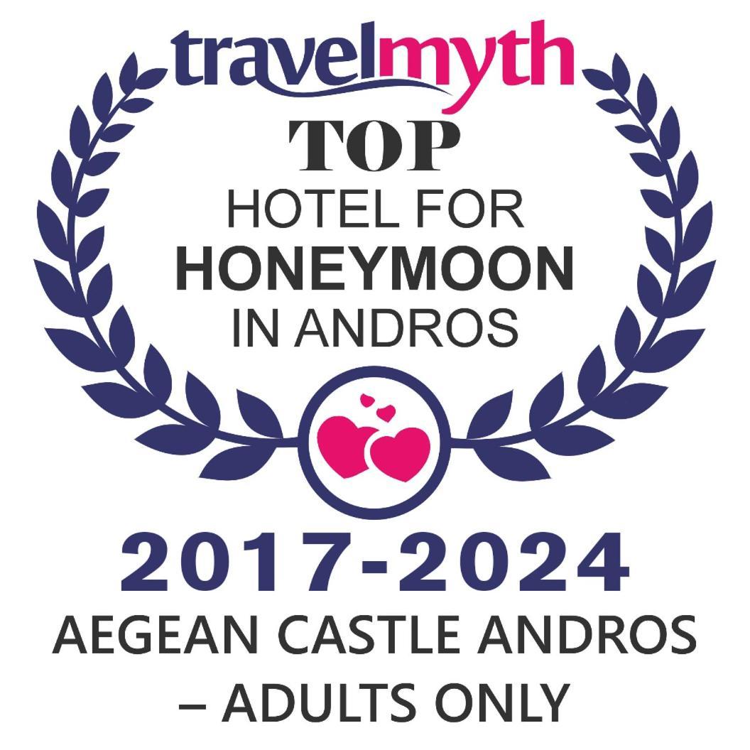Aparthotel Aegean Castle Andros - Adults Only Agia Eleousa Esterno foto