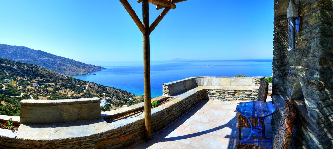 Aparthotel Aegean Castle Andros - Adults Only Agia Eleousa Esterno foto