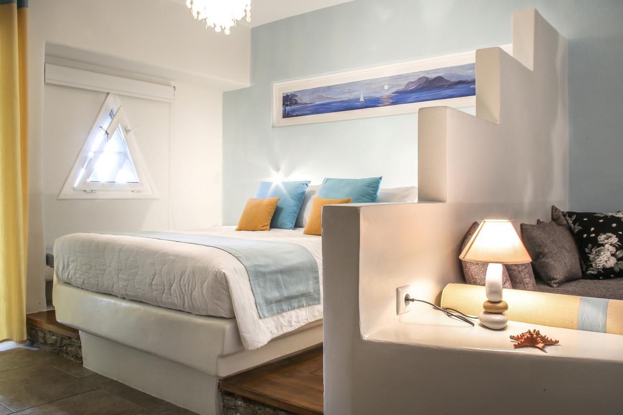 Aparthotel Aegean Castle Andros - Adults Only Agia Eleousa Esterno foto