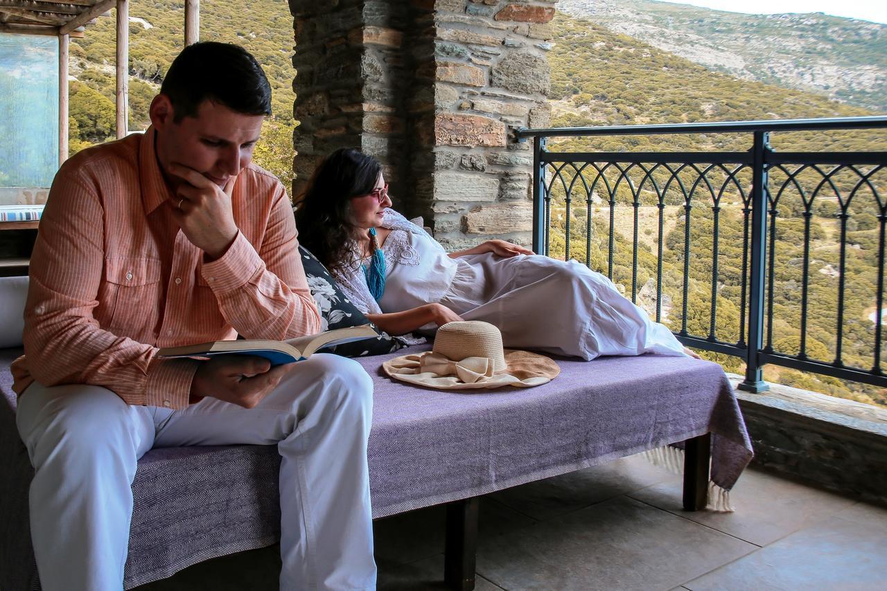 Aparthotel Aegean Castle Andros - Adults Only Agia Eleousa Esterno foto