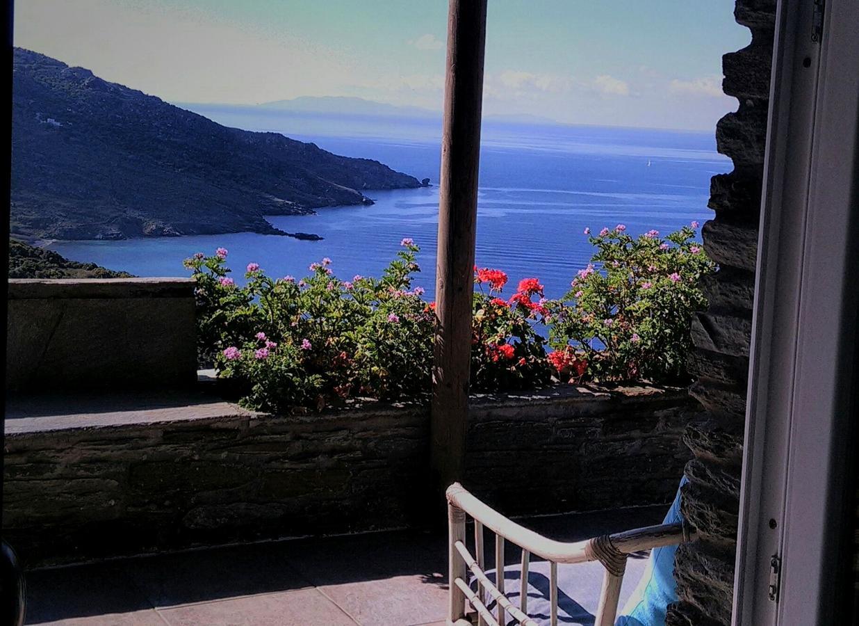 Aparthotel Aegean Castle Andros - Adults Only Agia Eleousa Esterno foto