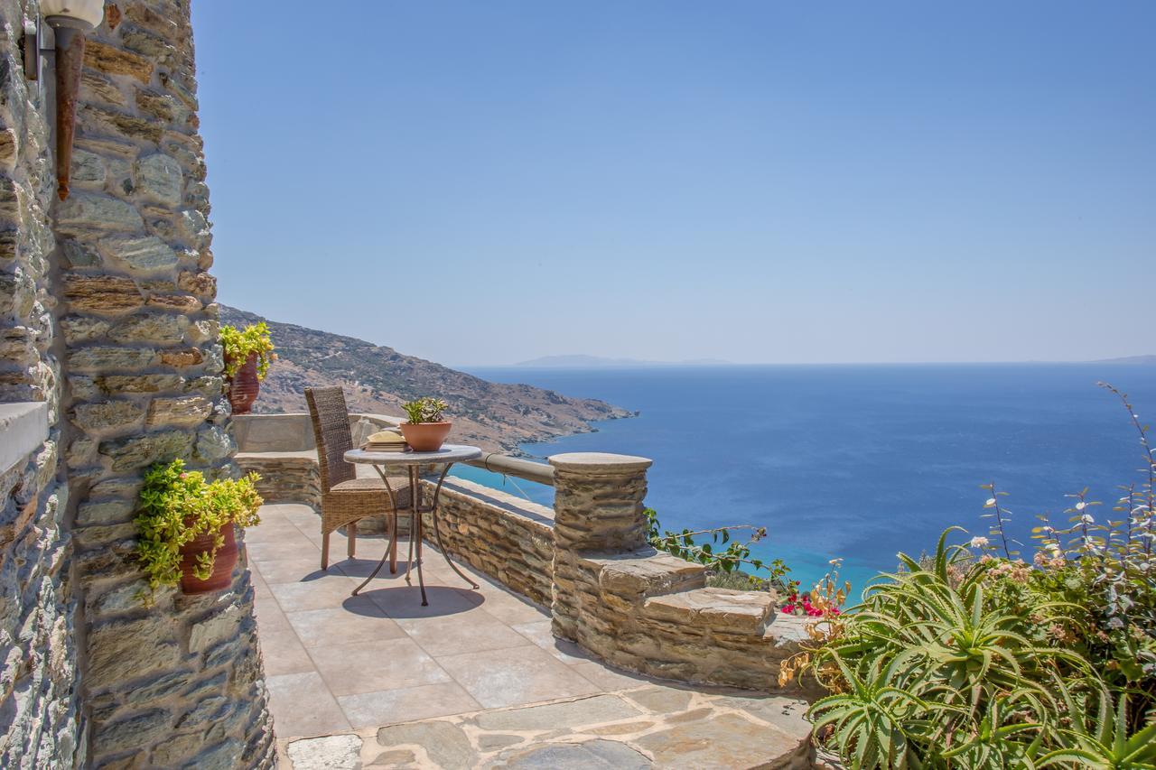Aparthotel Aegean Castle Andros - Adults Only Agia Eleousa Esterno foto